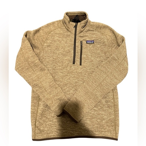 Patagonia Other - Patagonia Men's Better Sweater 1/4 Zip Fleece Pale Khaki Size Meduim